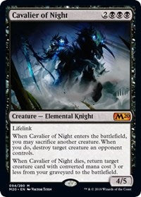 Cavalier of Night [Promo Pack: Core Set 2020] | Enigma On Main