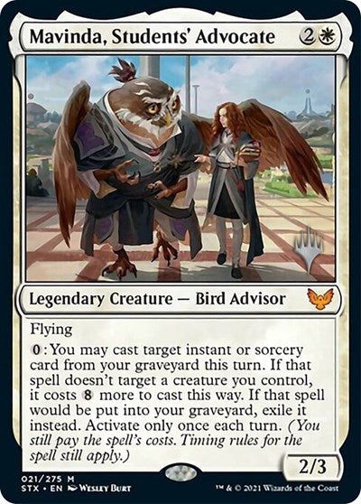 Mavinda, Students' Advocate (Promo Pack) [Strixhaven: School of Mages Promos] | Enigma On Main