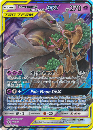 Trevenant & Dusknoir GX (SM217) (Jumbo Card) [Sun & Moon: Black Star Promos] | Enigma On Main