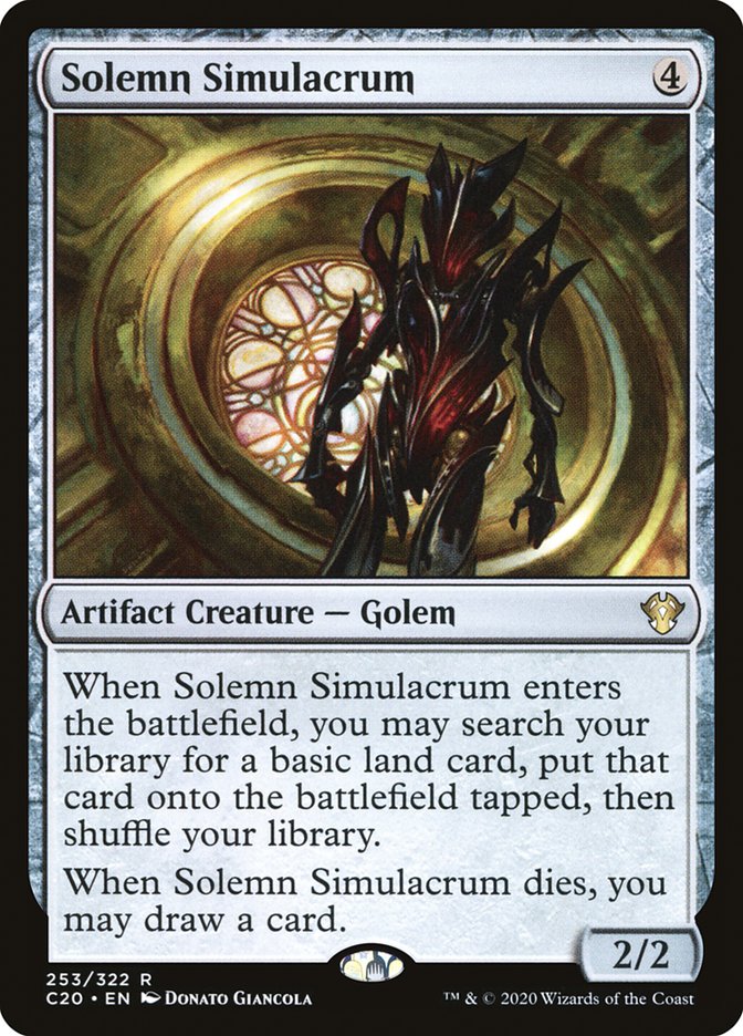 Solemn Simulacrum [Commander 2020] | Enigma On Main