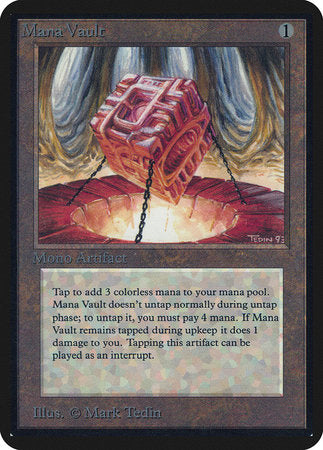 Mana Vault [Limited Edition Alpha] | Enigma On Main