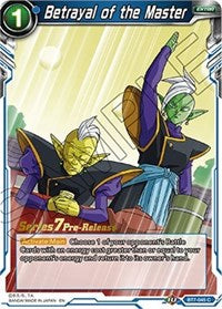 Betrayal of the Master (Assault of the Saiyans) [BT7-045_PR] | Enigma On Main