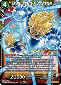 Vegeta, a Master's Temperament (Alt Art) (Assault of the Saiyans) [P-137] | Enigma On Main