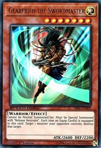 Gearfried the Swordmaster [Speed Duel: Scars of Battle] [SBSC-EN009] | Enigma On Main