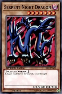 Serpent Night Dragon [Speed Duel Decks: Ultimate Predators] [SS03-ENA01] | Enigma On Main