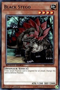 Black Stego [Speed Duel Decks: Ultimate Predators] [SS03-ENA15] | Enigma On Main