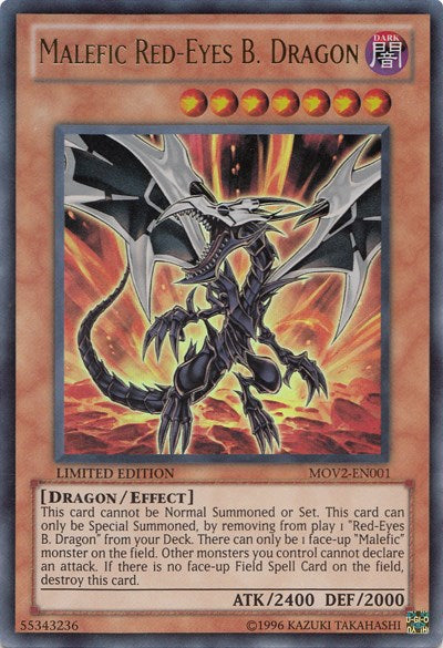 Malefic Red-Eyes B. Dragon [MOV2-EN001] Ultra Rare | Enigma On Main