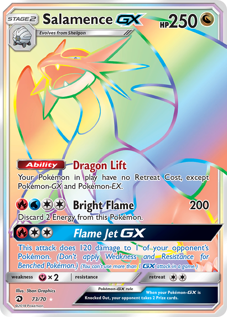 Salamence GX (73/70) [Sun & Moon: Dragon Majesty] | Enigma On Main