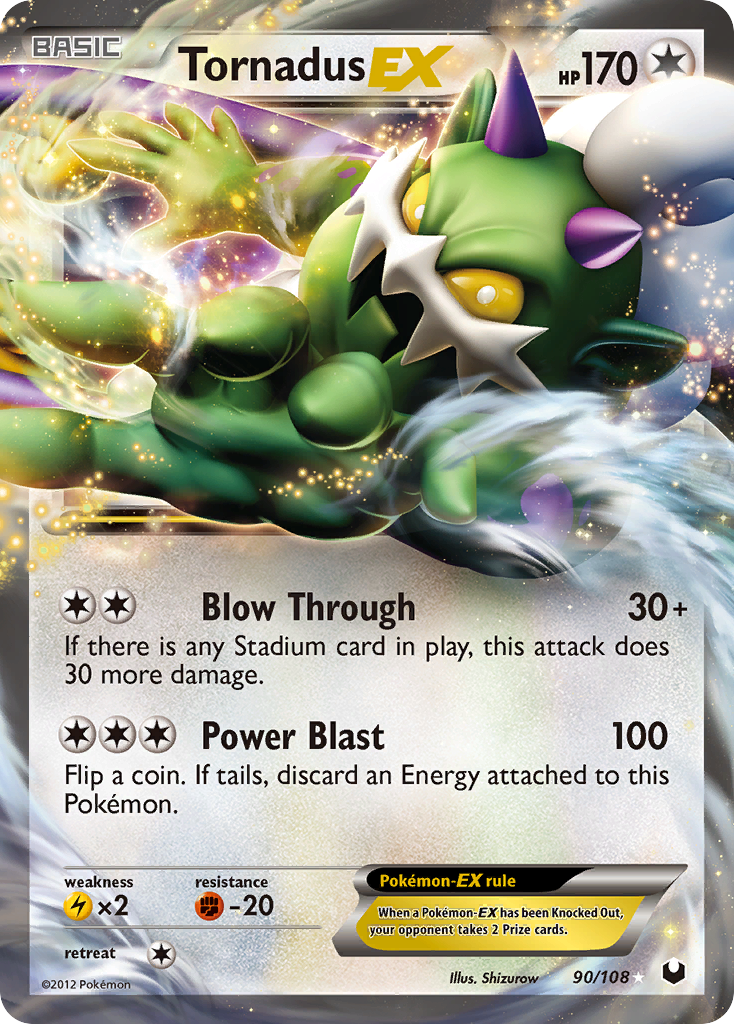 Tornadus EX (90/108) [Black & White: Dark Explorers] | Enigma On Main