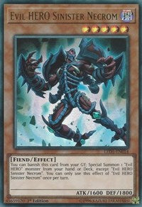 Evil HERO Sinister Necrom [Legendary Duelists: Immortal Destiny] [LED5-EN014] | Enigma On Main