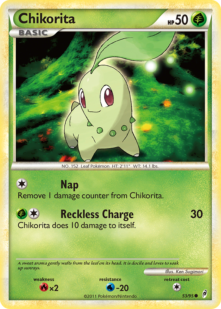 Chikorita (53/95) [HeartGold & SoulSilver: Call of Legends] | Enigma On Main