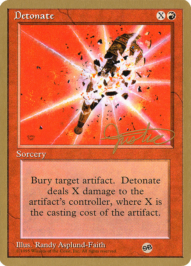 Detonate (Mark Justice) (SB) [Pro Tour Collector Set] | Enigma On Main