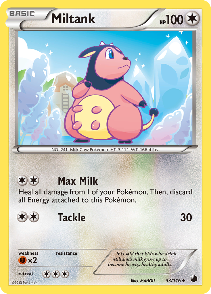 Miltank (93/116) [Black & White: Plasma Freeze] | Enigma On Main