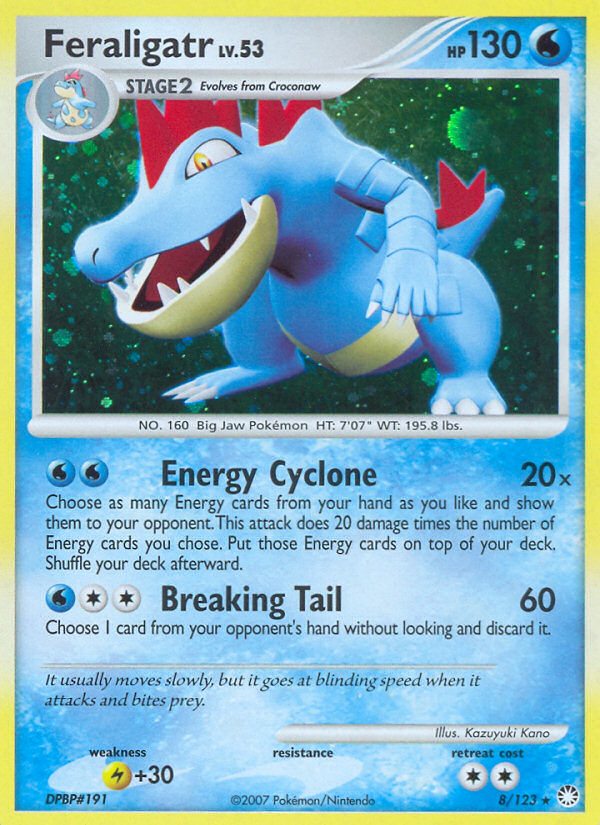 Feraligatr (8/123) [Diamond & Pearl: Mysterious Treasures] | Enigma On Main