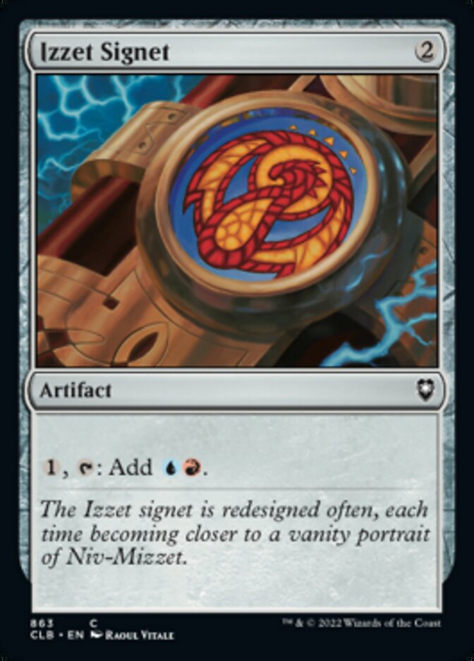 Izzet Signet [Commander Legends: Battle for Baldur's Gate] | Enigma On Main