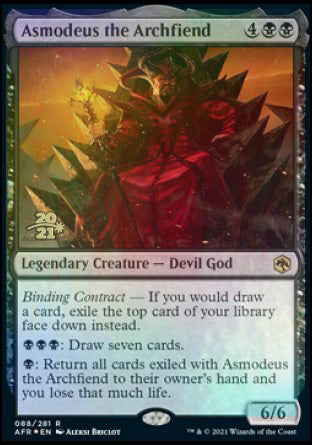 Asmodeus the Archfiend [Dungeons & Dragons: Adventures in the Forgotten Realms Prerelease Promos] | Enigma On Main