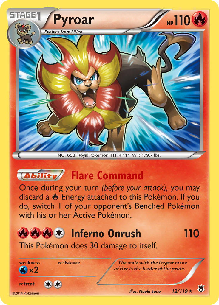 Pyroar (12/119) [XY: Phantom Forces] | Enigma On Main