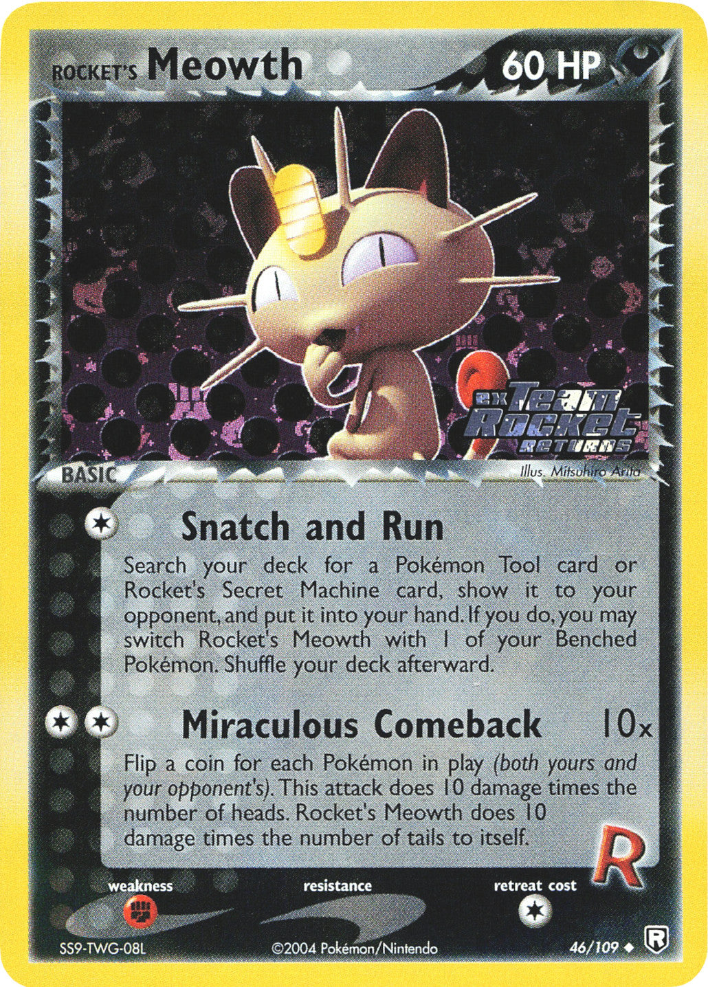 Rocket's Meowth (46/109) (Stamped) [EX: Team Rocket Returns] | Enigma On Main