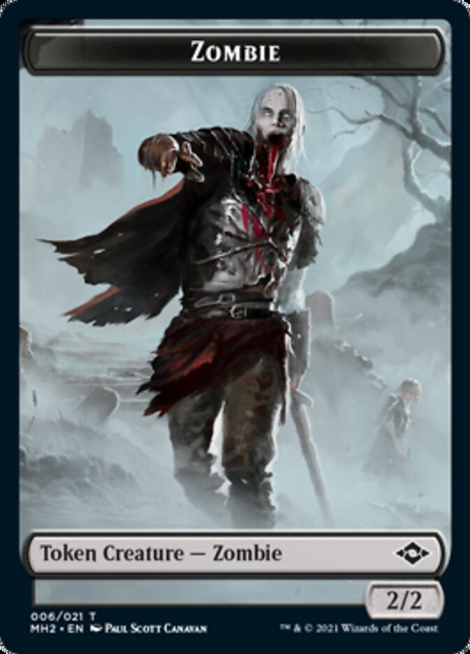 Zombie Token [Modern Horizons 2 Tokens] | Enigma On Main