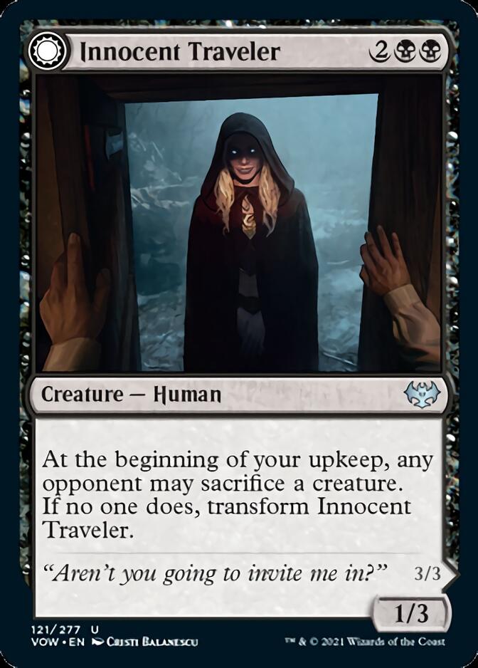 Innocent Traveler // Malicious Invader [Innistrad: Crimson Vow] | Enigma On Main