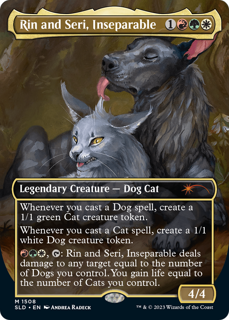 Rin and Seri, Inseparable (1508) // Rin and Seri, Inseparable [Secret Lair Commander Deck: Raining Cats and Dogs] | Enigma On Main