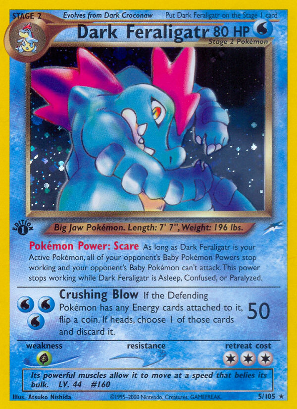 Dark Feraligatr (5/105) [Neo Destiny 1st Edition] | Enigma On Main