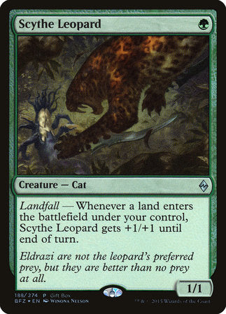 Scythe Leopard [Battle for Zendikar Promos] | Enigma On Main