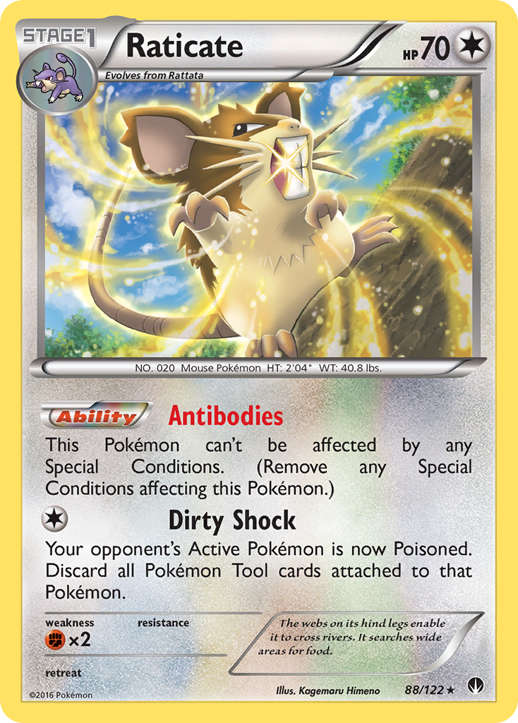 Raticate (88/122) [XY: BREAKpoint] | Enigma On Main