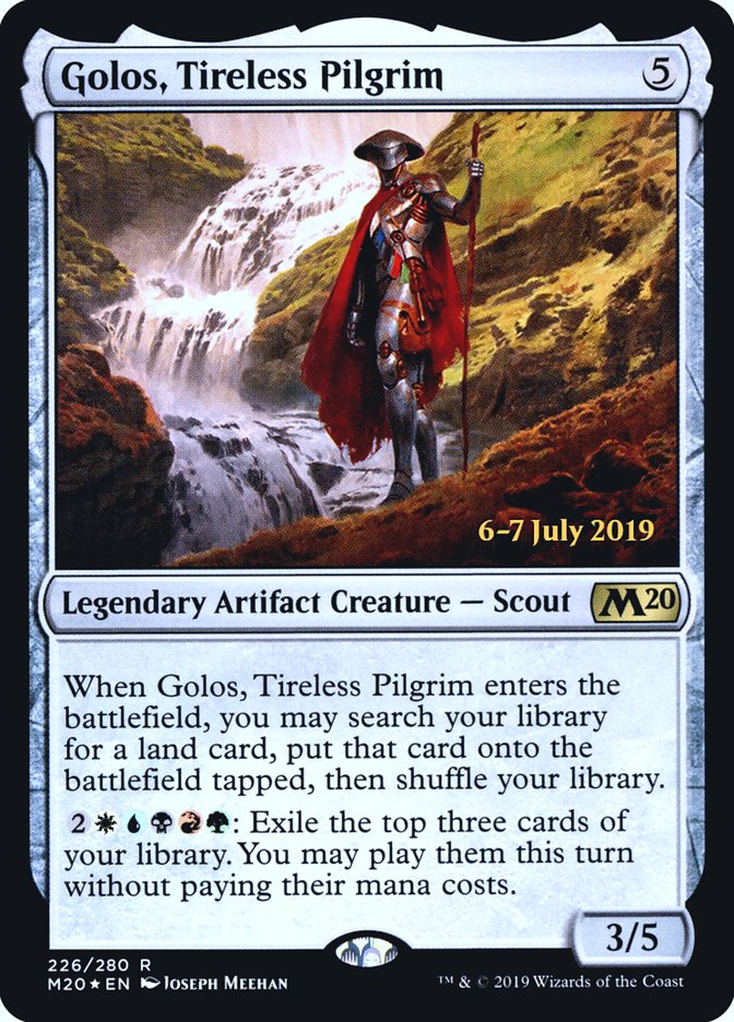 Golos, Tireless Pilgrim  [Core Set 2020 Prerelease Promos] | Enigma On Main