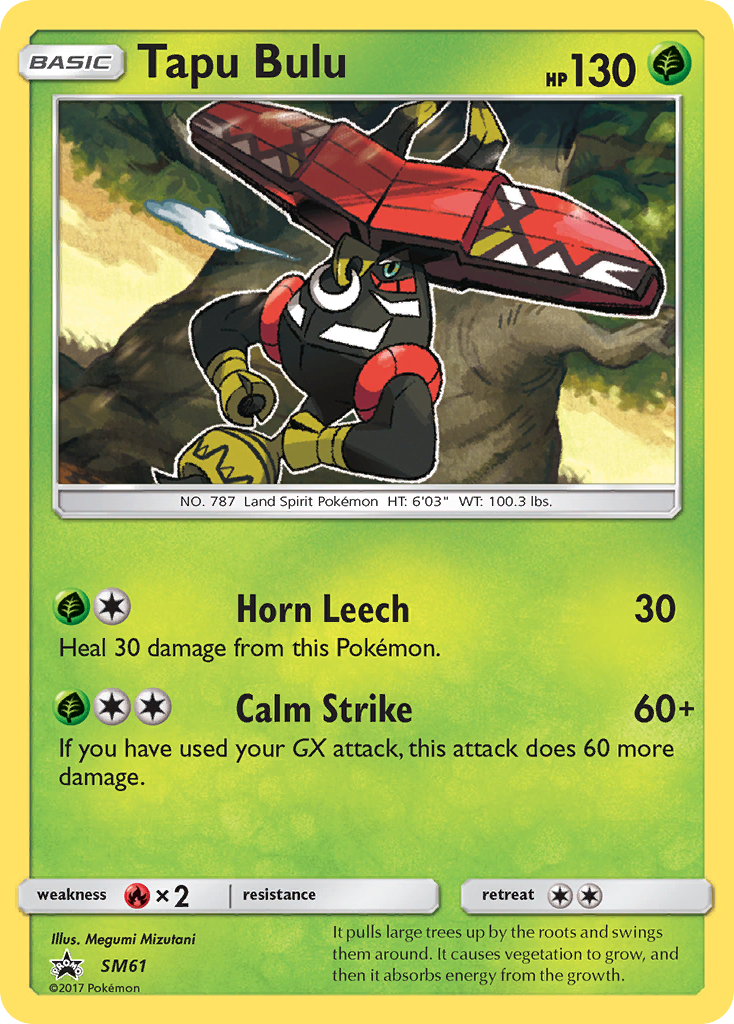 Tapu Bulu (SM61) [Sun & Moon: Black Star Promos] | Enigma On Main