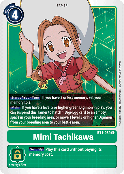 Mimi Tachikawa [BT1-089] [Release Special Booster Ver.1.0] | Enigma On Main