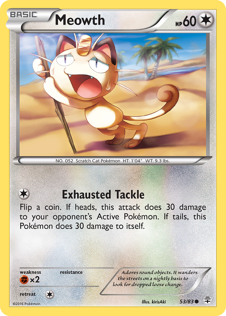 Meowth (53/83) [XY: Generations] | Enigma On Main