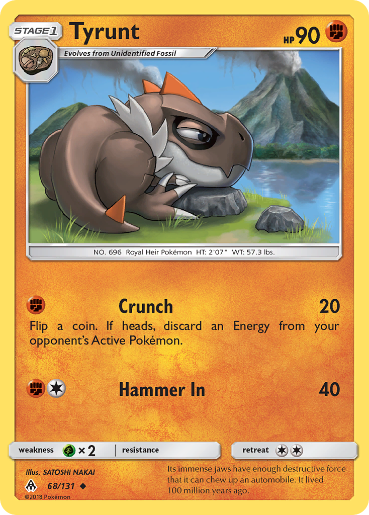 Tyrunt (68/131) [Sun & Moon: Forbidden Light] | Enigma On Main