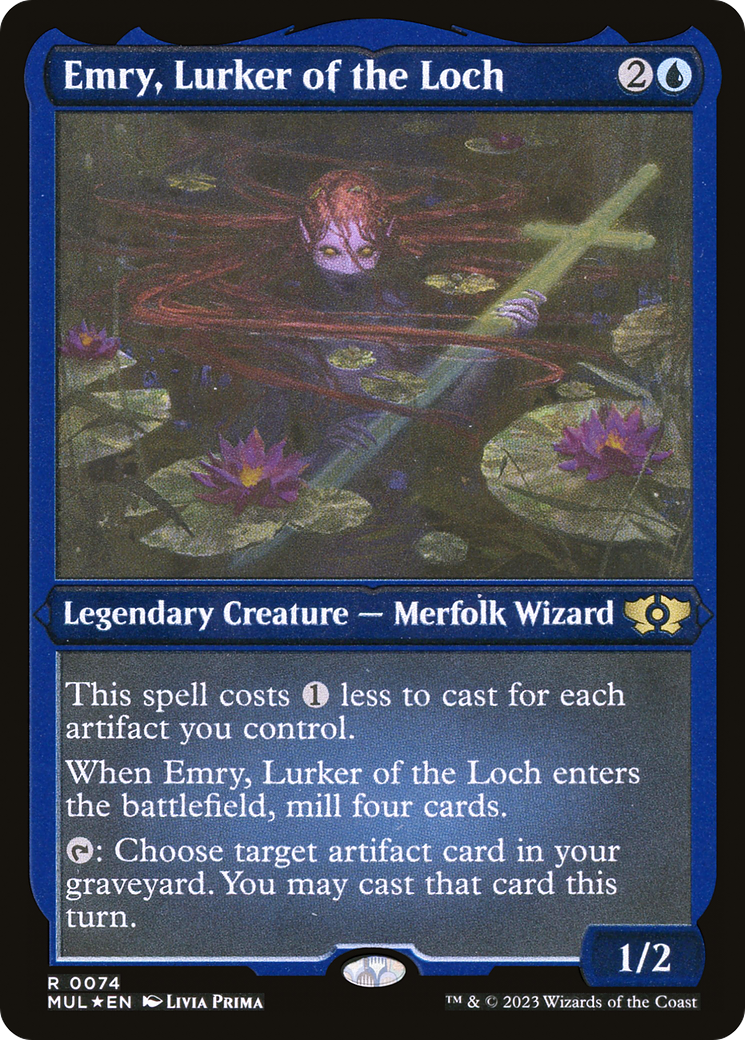 Emry, Lurker of the Loch (Foil Etched) [Multiverse Legends] | Enigma On Main