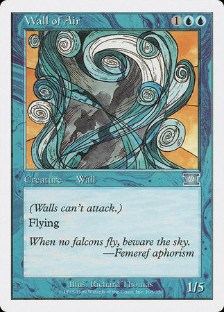 Wall of Air [Classic Sixth Edition] | Enigma On Main