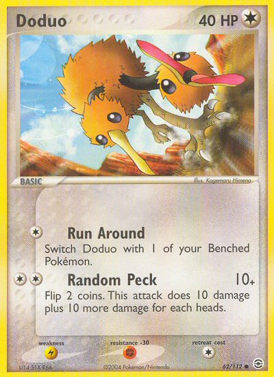 Doduo (62/112) [EX: FireRed & LeafGreen] | Enigma On Main