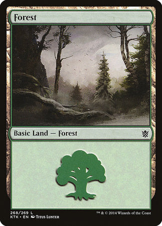 Forest (268) [Khans of Tarkir] | Enigma On Main