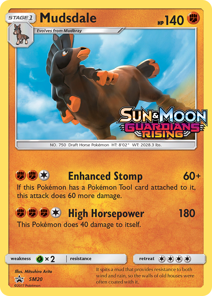 Mudsdale (SM20) [Sun & Moon: Black Star Promos] | Enigma On Main