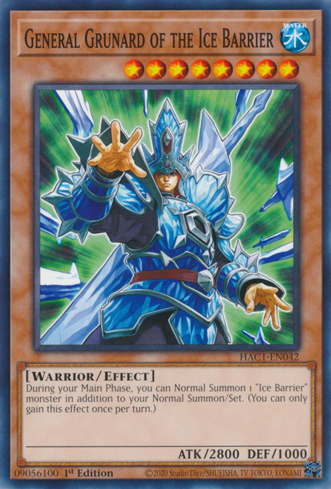 General Grunard of the Ice Barrier [HAC1-EN042] Common | Enigma On Main