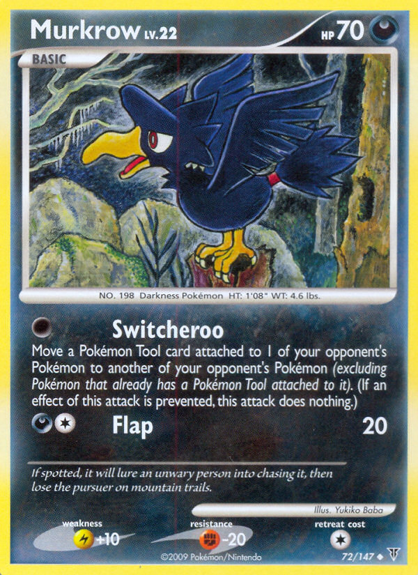 Murkrow (72/147) [Platinum: Supreme Victors] | Enigma On Main