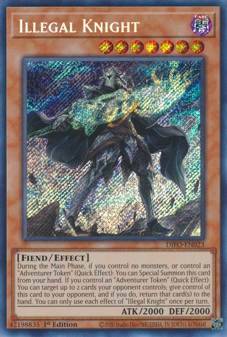 Illegal Knight [DIFO-EN023] Secret Rare | Enigma On Main