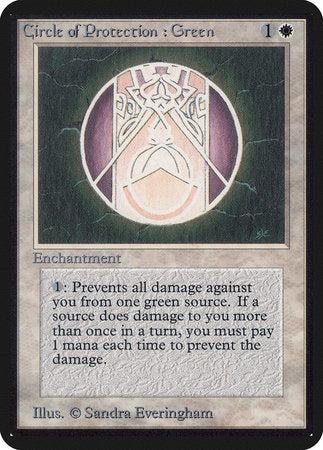 Circle of Protection: Green [Limited Edition Alpha] | Enigma On Main