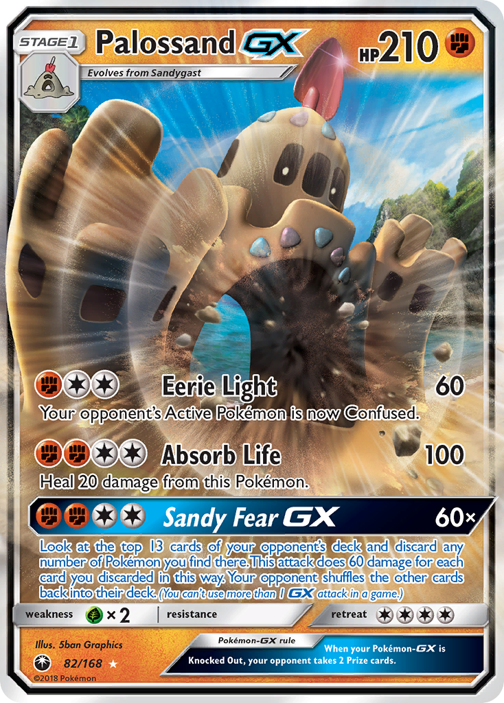 Palossand GX (82/168) [Sun & Moon: Celestial Storm] | Enigma On Main