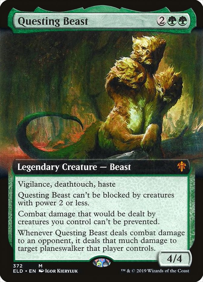 Questing Beast (Extended Art) [Throne of Eldraine] | Enigma On Main