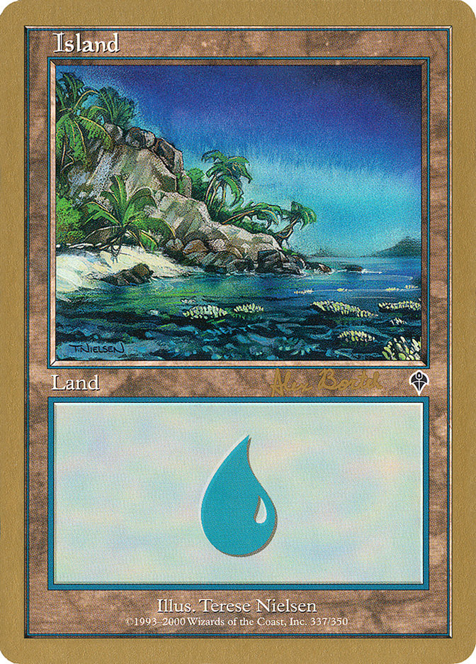 Island (ab337) (Alex Borteh) [World Championship Decks 2001] | Enigma On Main