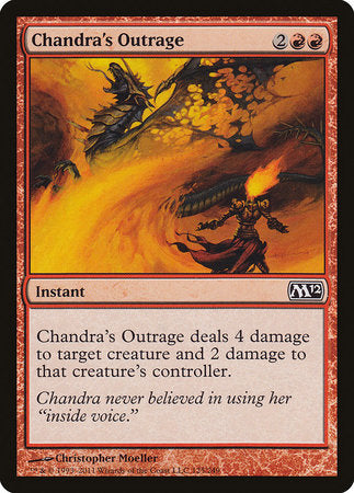 Chandra's Outrage [Magic 2012] | Enigma On Main