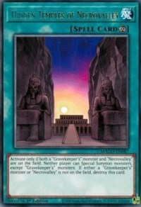 Hidden Temples of Necrovalley [MAGO-EN087] Rare | Enigma On Main