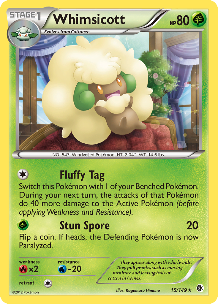 Whimsicott (15/149) [Black & White: Boundaries Crossed] | Enigma On Main