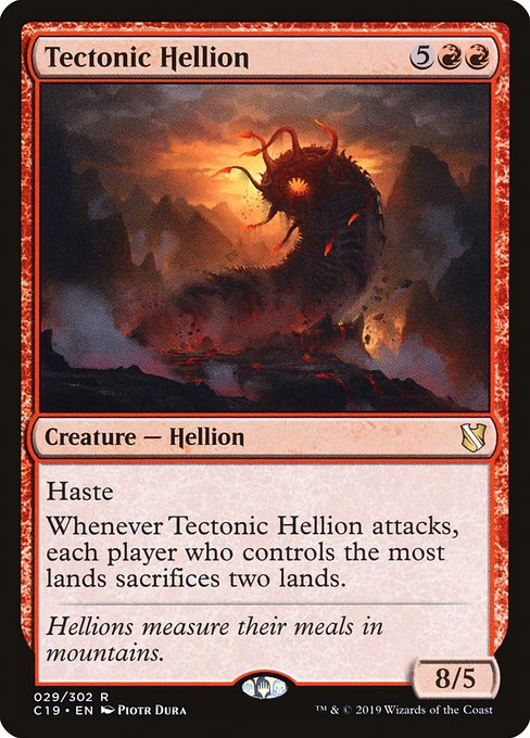 Tectonic Hellion [Commander 2019] | Enigma On Main