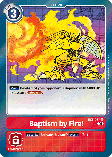 Baptism by Fire! [EX1-067] [Classic Collection] | Enigma On Main